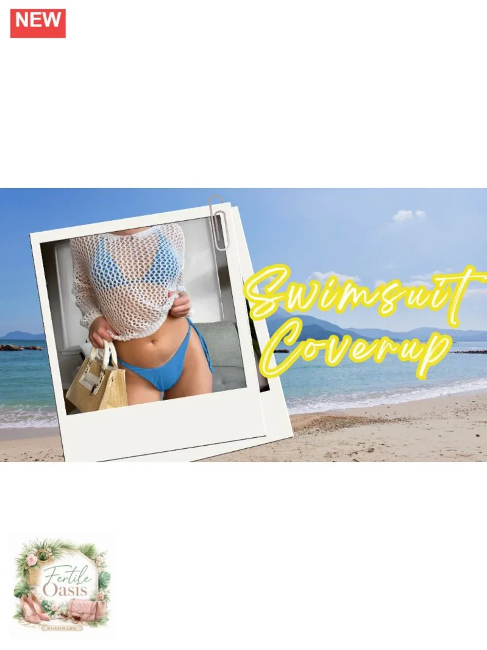 Women's Crochet Long Sleeve Hollow Out Swim Cover Up Beach Bikini Summer Tunic